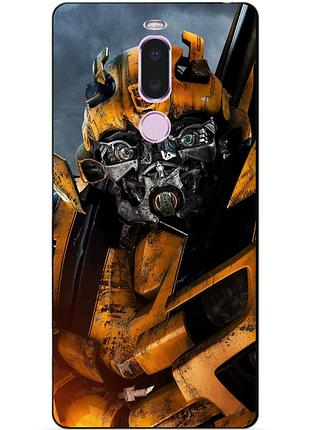 Силиконовый чехол для meizu note 8 с рисунком бамблби