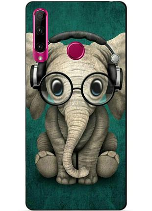 Чохол силіконовий для huawei honor 10i з малюнком слоник