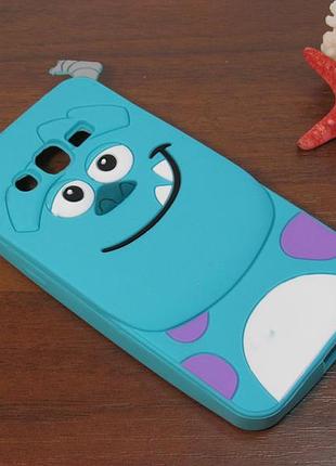Об'ємний 3d силіконовий чохол для samsung g530/g531 galaxy grand prime салліван корпорація монстрів