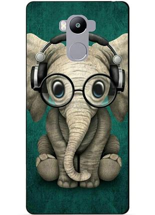 Чехол силиконовый бампер для xiaomi redmi 4 redmi 4 prime с рисунком слоник