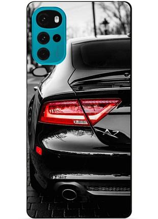 Силіконовий чохол бампер для motorola moto g22 з малюнком audi ауді машина авто