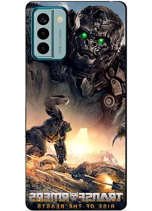 Силіконовий чохол бампер для nokia g22 з малюнком ейплінк зверобати трансформери transformers