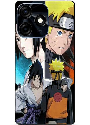 Силіконовий чохол бампер для tecno spark 10c з малюнком наруто узумакі naruto