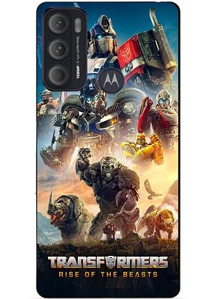 Силіконовий чохол бампер для motorola moto g60 з картинкою звіробої трансформери transformers