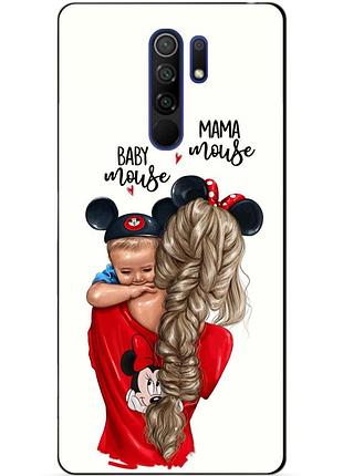 Силіконовий бампер чохол для xiaomi redmi 9 з малюнком mouse