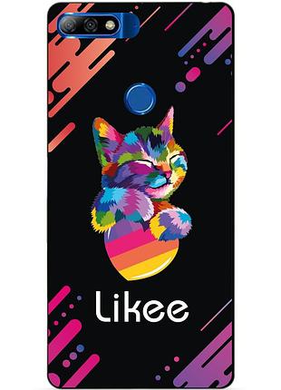 Силіконовий бампер чохол для huawei honor 7c pro з малюнком fortnite