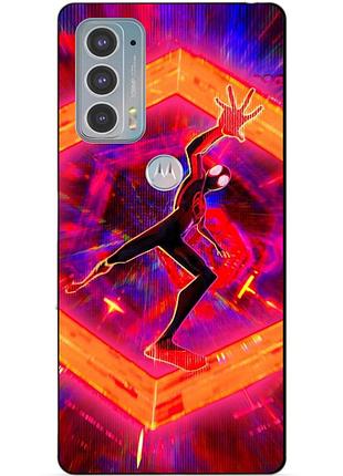 Силиконовый чехол бампер для motorola edge 20 с картинкой человек паук spider man