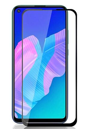 Защитное стекло full glue для huawei p40 lite e черное 5d
