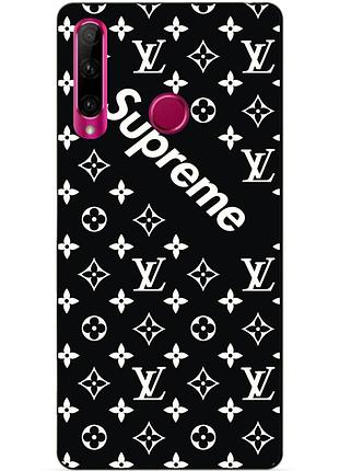 Чехол силиконовый для huawei honor 10i с рисунком supreme lv