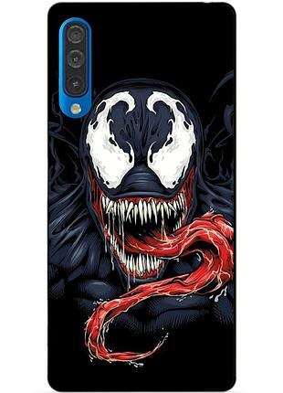 Силіконовий бампер чохол для samsung a50 2019 galaxy a505f з малюнком веном