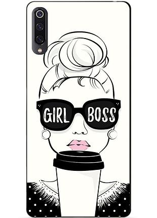 Силіконовий чохол бампер для xiaomi mi 9 з малюнком girl boss