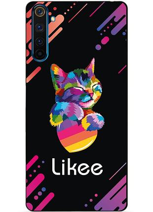 Силіконовий чохол бампер для realme 6 pro з малюнком likee