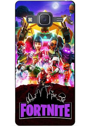 Силиконовый бампер чехол для samsung j7 neo рисунком fortnite