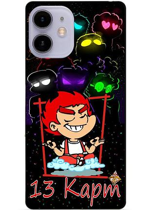 Силиконовый чехол бампер для iphone 11 с героем 13 карт данте