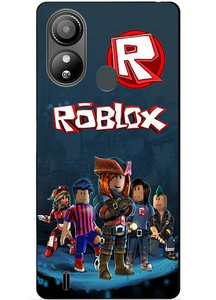 Силіконовий чохол бампер для zte blade l220 з малюнком roblox роблокс