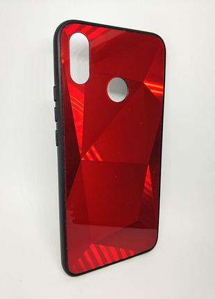 Чехол 3d crystal для huawei p smart plus красный
