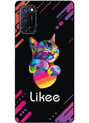 Силіконовий бампер чохол для oppo a52 з малюнком likee