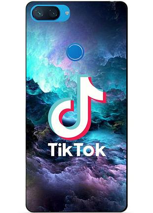 Силіконовий чохол бампер для xiaomi mi 8 lite з малюнком tik tok