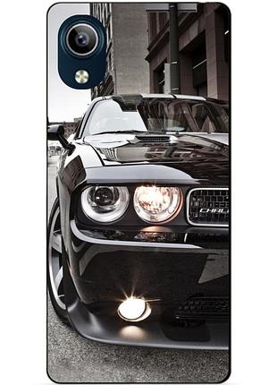 Силиконовый чехол бампер для vivo y91c с рисунком dodge додж машина авто