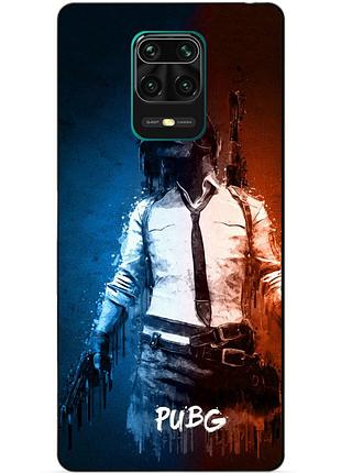 Силіконовий бампер чохол для xiaomi redmi note 9s/note 9 pro з малюнком pubg