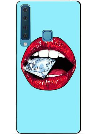 Силиконовый бампер для samsung a9 2018 galaxy a920 с рисунком алмаз