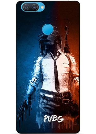 Силиконовый бампер чехол для oppo a12 a5s с рисунком pubg