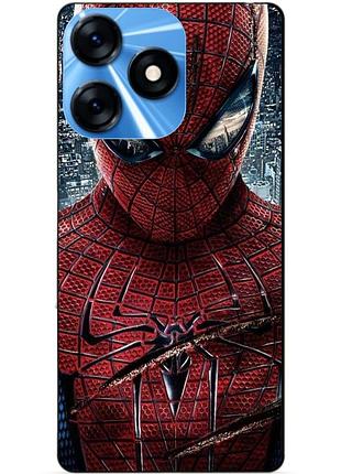 Силиконовый чехол бампер для tecno spark 10 человек паук spider man