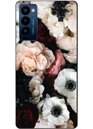 Силиконовий бампер чехол для tecno camon 18p з картинкою макі