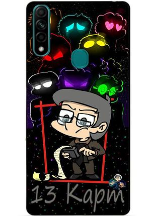 Силиконовый бампер чехол для oppo a31 с героем 13 карт куромаку