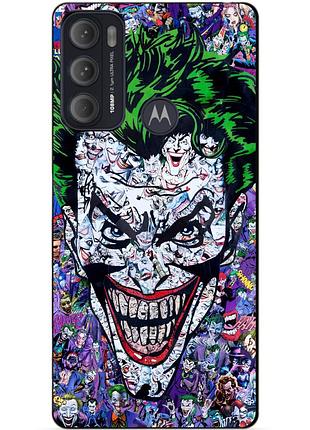 Силіконовий чохол бампер для motorola moto g60 з малюнком джокер joker