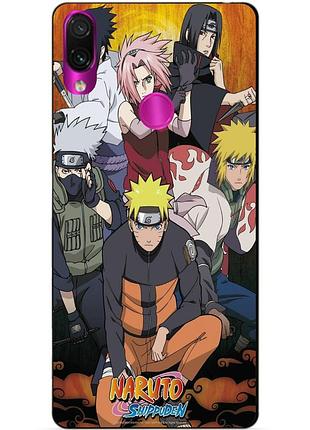 Силіконовий чохол для xiaomi redmi 7 з малюнком аніме naruto