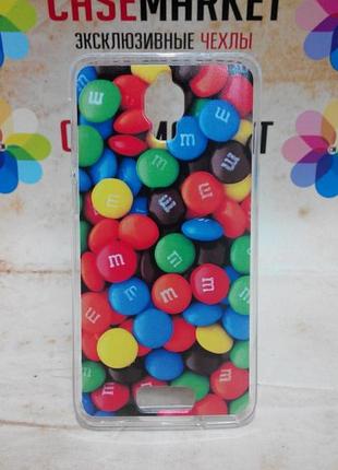 Чохол силіконовий бампер для lenovo s660 з малюнком m&m's