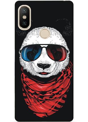 Силіконовий бампер чохол для xiaomi redmi s2 з малюнком панда