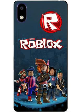 Силіконовий чохол бампер для zte a3 2020 з малюнком roblox