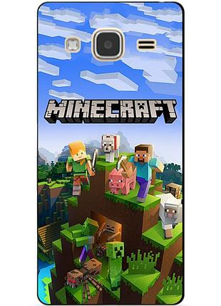 Силіконовий бампер чохол для samsung g530/g531 galaxy grand prime з малюнком fortnite