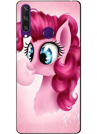 Силиконовый чехол бампер для huawei y6p с рисунком пони пинки пай