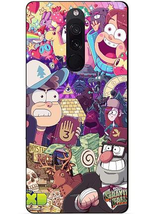 Силіконовий бампер чохол для xiaomi redmi 8 з малюнком гравити фолз
