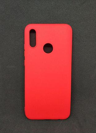 Силіконовий чохол бампер для huawei p smart 2019 candy case червоний