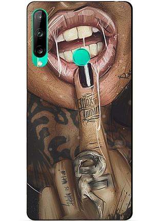 Силіконовий чохол бампер для huawei p40 lite e з малюнком swag