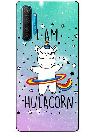 Силіконовий чохол бампер для realme x2 з малюнком єдиноріг
