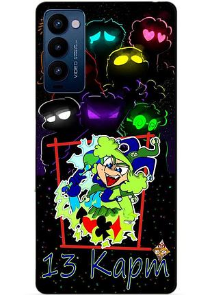 Силиконовый бампер чехол для tecno camon 18p с героем 13 карт джокер