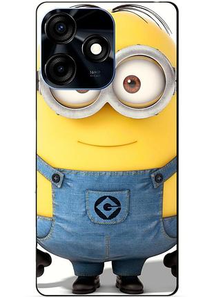 Силіконовий чохол бампер для tecno spark 10c з малюнком міньйон стюарт minion