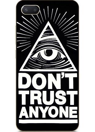 Силіконовий чохол бампер для iphone 8 plus з малюнком don't trust