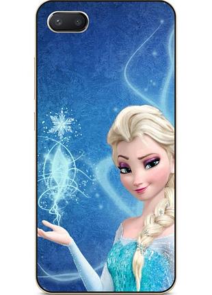 Бампер силиконовый чехол для iphone 6 с рисунком эльза