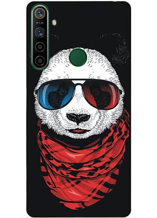 Силиконовый чехол бампер для realme 5i с рисунком панда