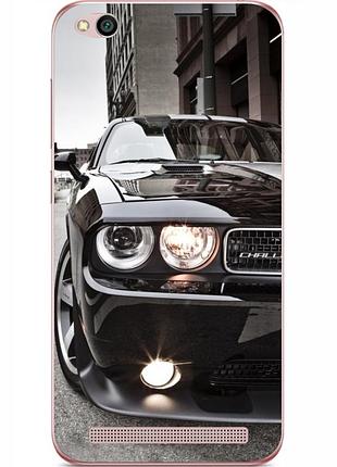 Силіконовий чохол для xiaomi redmi 5a з малюнком dodge challenger