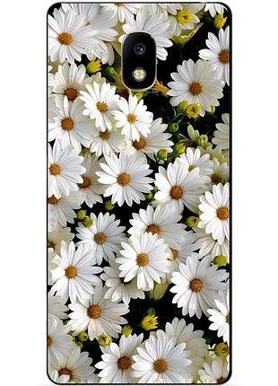 Силіконовий чохол для samsung j5 2017 з малюнком ромашки