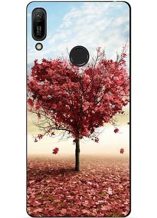 Силиконовый чехол для huawei y6 prime 2019 с рисунком дерево