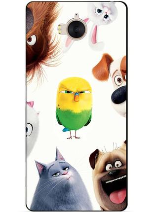 Чохол силіконовий для huawei y5 2017 з малюнком таємна життя домашніх тварин