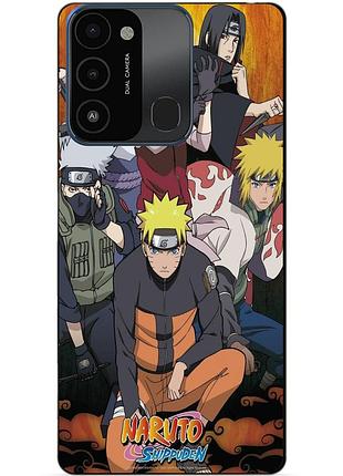 Силіконовий бампер чохол для tecno spark go 2022/spark 8c з малюнком naruto аніме